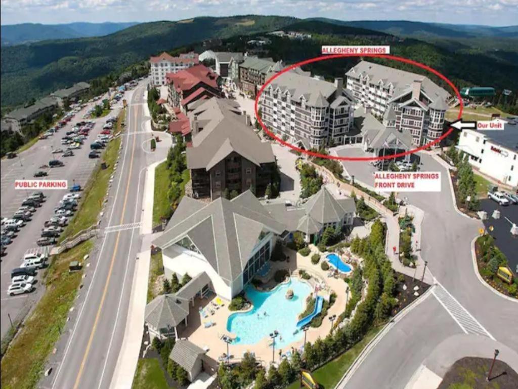 Allegheny Spring 239 King, Bed/Ski-In, Out/Pool & Hot Tub Snowshoe Eksteriør bilde
